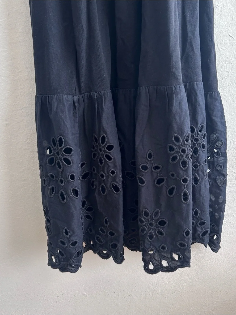 Vintage J Crew Lace Appliqué Dress